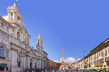 Piazza Navona a Roma in Italia