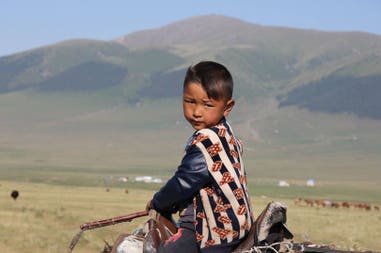 kyrgyz-boy-horse