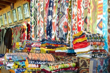 Classic central asia fabrics