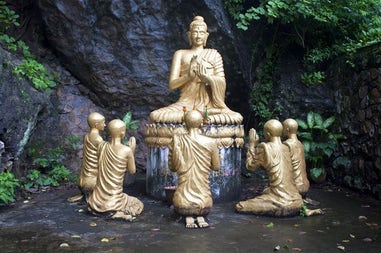 Statue Buddha a Luang Prabang nel Laos