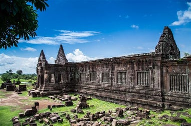 Templio Wat Phu a Champassak nel Laos