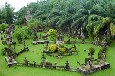 Laos parco di Buddha