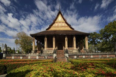 Laos Vientiane tempio