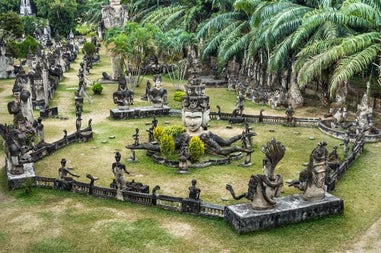 Buddha park a Vientiane nel Laos