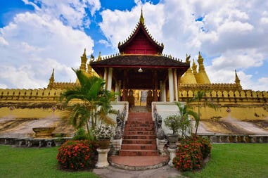 Laos Vientiane tempio