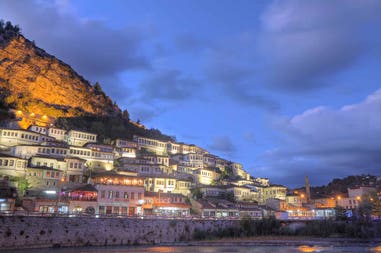 albania-berat-night