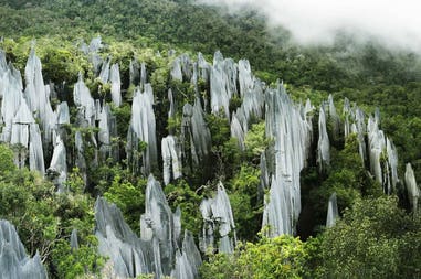 Malesia Mulu formazioni rocciose