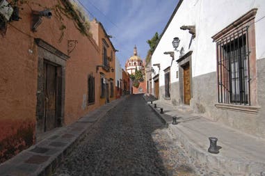 Street in San Miguel de Allende in Mexico