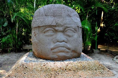 Representative statue of Villahermosa in Mexico