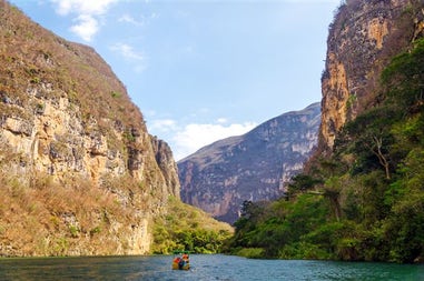 Pictoresque landscape of the Sumidero Canyon in Mexico