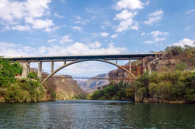 Messico Sumidero Canyon ponte
