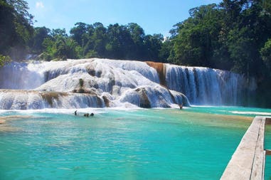 Mexico Agua Azul waterfalls