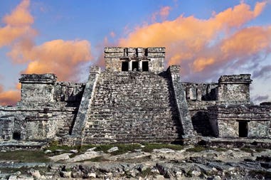 Pyramid in Yucatan in Mexico