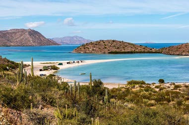 Landscape of Baja California in Mexico