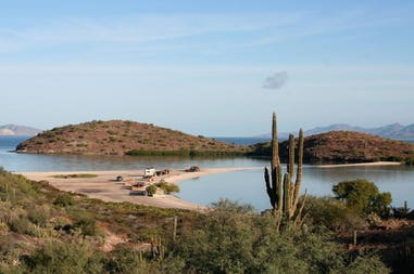 Landscape of Baja California in Mexico