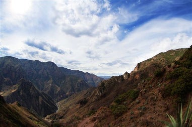 Panorama del Cobre del Canyon in Messico