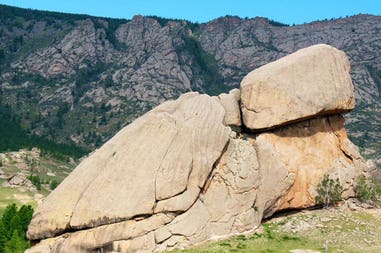 Turtle rock in Mongolia