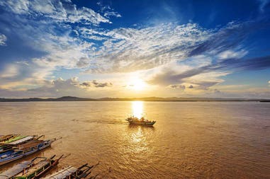 Myanmar fiume Irrawaddy