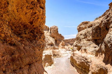 Scorcio del Sesriem Canyon in Namibia