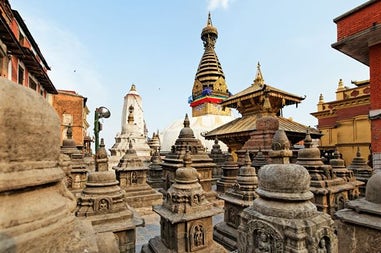 Tempio delle scimmie di Kathmandu in Nepal