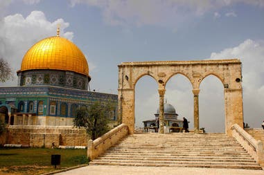 Palestina Gerusalemme tempio nella città vecchia