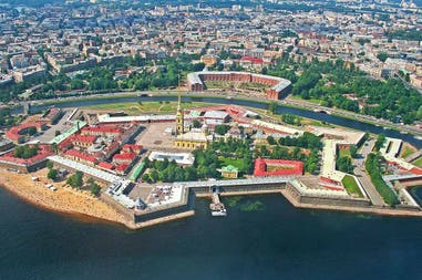 Fortezza di Pietro e Paolo a San Pietroburgo in Russia