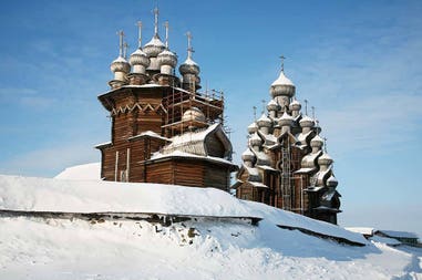 Architettura a Carelia in Russia