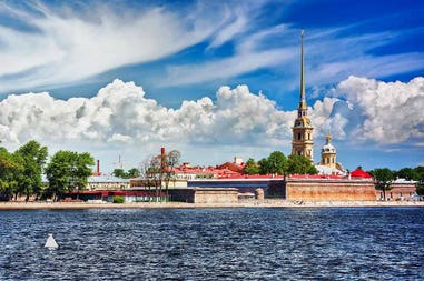 Russia San Pietroburgo Fortezza di Pietro e Paolo Fortezza di Pietro e Paolo a San Pietroburgo in Russia