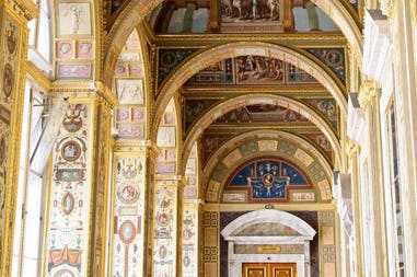 Russia St Petersburg Hermitage Museum interior Interior of the Hermitage Museum in St Petersburg in Russia