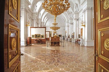 Russia St Petersburg Hermitage Museum interior Interior of the Hermitage Museum in St Petersburg in Russia