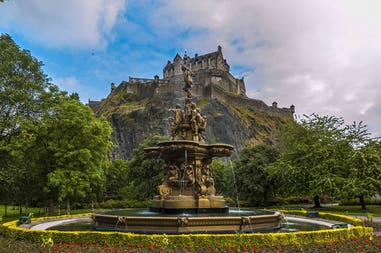 Castello di Edimburgo in Scozia