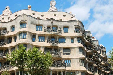 Casa Mila a Barcellona in Spagna