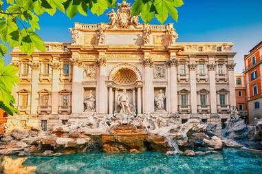 Italy Rome Trevi fountain