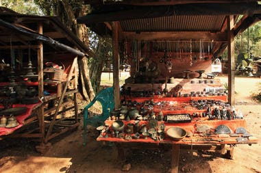 Old market in Anuradhapura in Sri Lanka