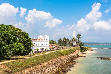 Landscape of Galle in Sri Lanka