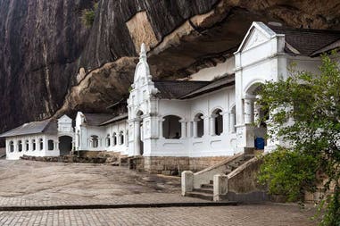Cave Temple in Dambulla in Sri Lanka