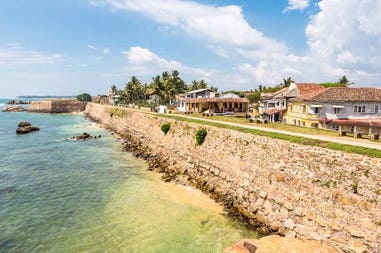 View of Fort Galle in Sri Lanka