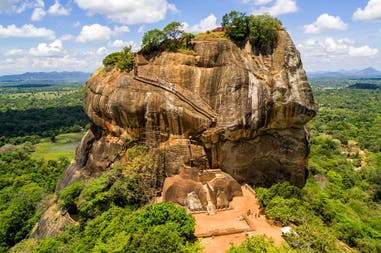 Sigiriya rock in Sri Lanka