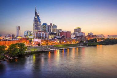 Stati Uniti d'America Nashville skyline Skyline di Nashville negli Stati Uniti d'America