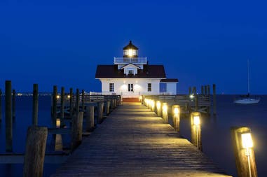 Stati Uniti d'America Roanoke passerella Passerella sull'acqua a Roanoke negli Stati Uniti d'America