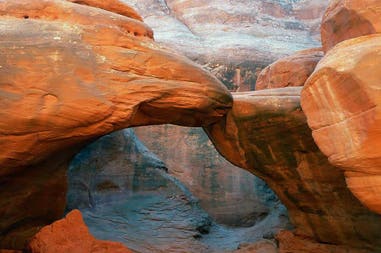 Glimpse in Arches National Park in the United States of America