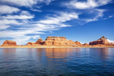 Paesaggio del Lake Powell negli Stati Uniti d'America