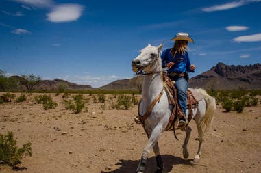 Horseriding summer vacation with the kids at White Stallion ranch