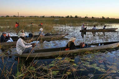 Southern Africa canoes