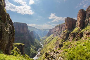 Lesotho Maletsunyane river
