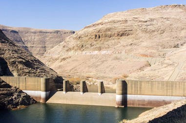 Lesotho Katse Dam