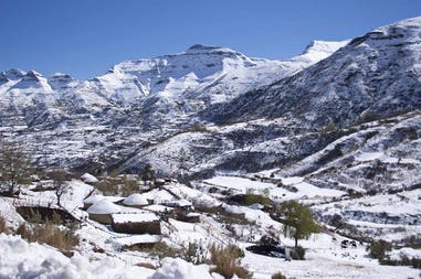 Lesotho Maluti mountains