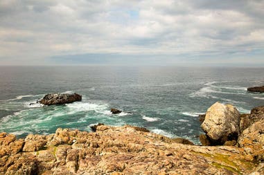 Hermanus village on the coast in South Africa