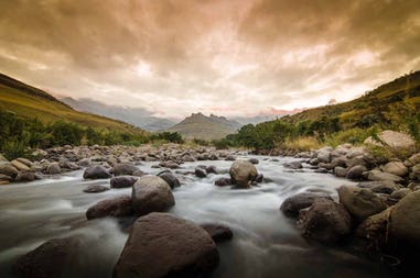 South Africa Drakensberg mountains