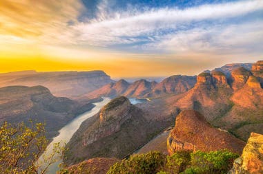 South Africa Three Rondavels